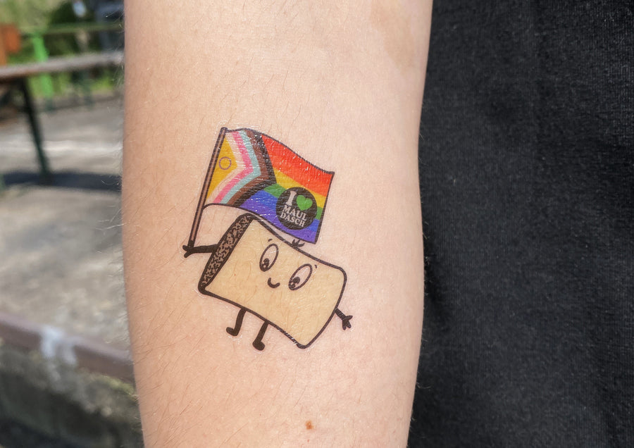 PRIDE Maultaschen-Tattoo